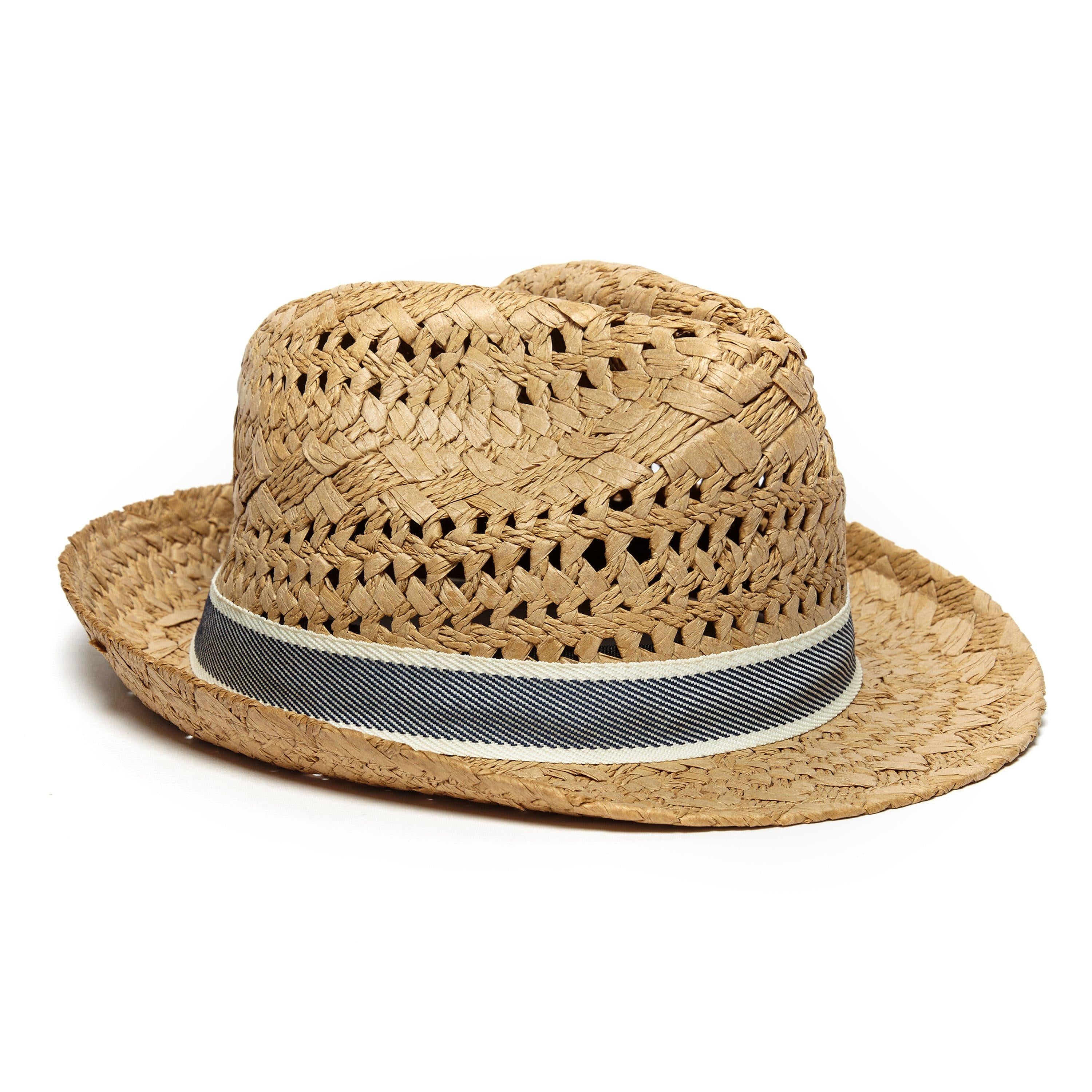 Straw Trilby Hat