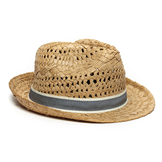 Straw Trilby Hat