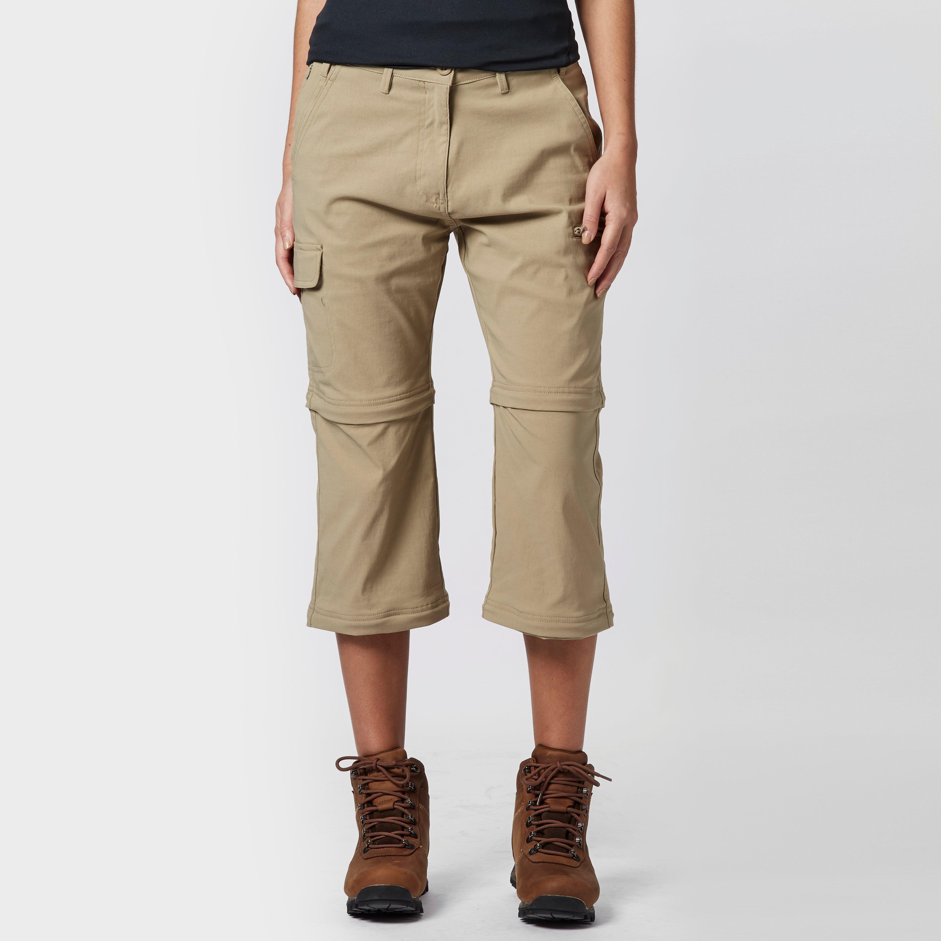 Women's Stretch Double Zip Off Trousers - Long