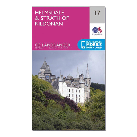 Landranger 17 Helmsdale & Strath of Kildonan Map With Digital Version
