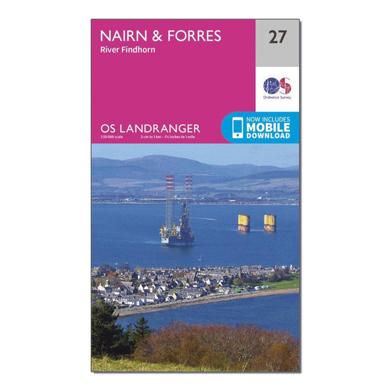 Landranger 27 Nairn & Forres, River Findhorn Map With Digital Version