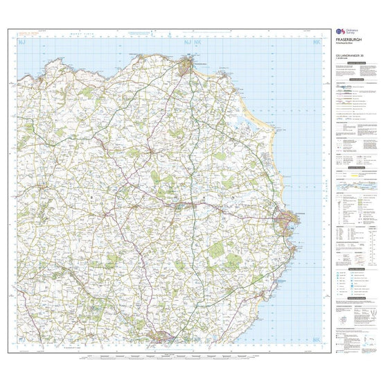 Landranger 30 Fraserburgh, Peterhead & Ellon Map With Digital Version