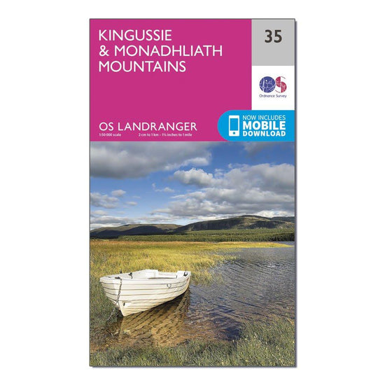 Landranger 35 Kingussie & Monadhliath Mountains Map