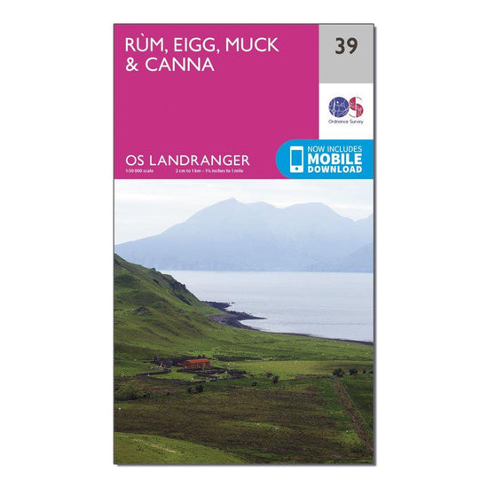 Landranger 39 Rum, Eigg & Muck Map With Digital Version