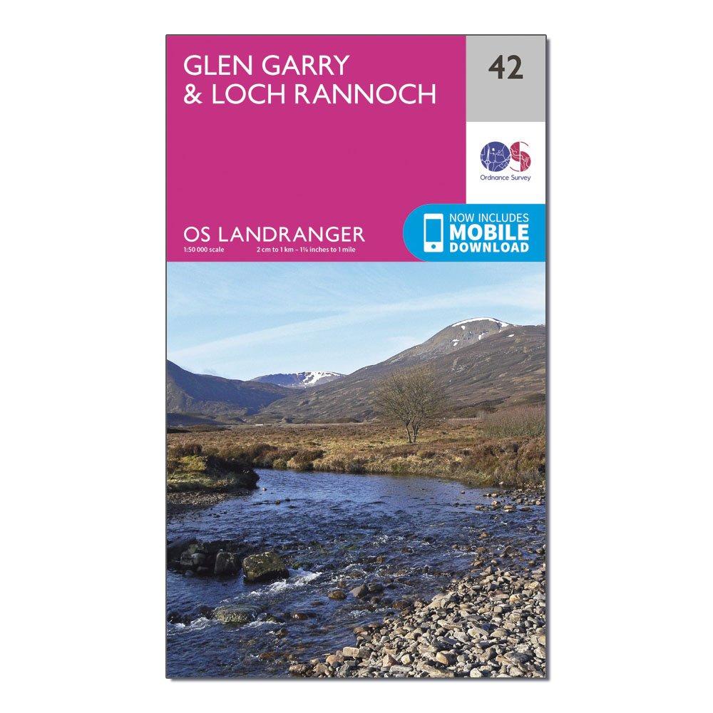 Landranger 42 Glen Garry & Loch Rannoch Map With Digital Version
