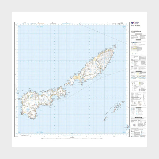 Landranger 46 Coll & Tiree Map With Digital Version