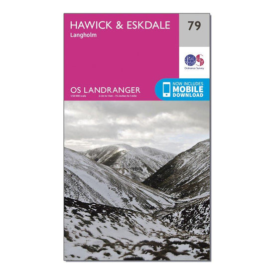 Landranger 79 Hawick & Eskdale, Langholm Map With Digital Version