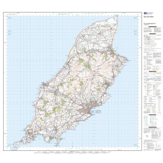Landranger 95 Isle of Man Map With Digital Version