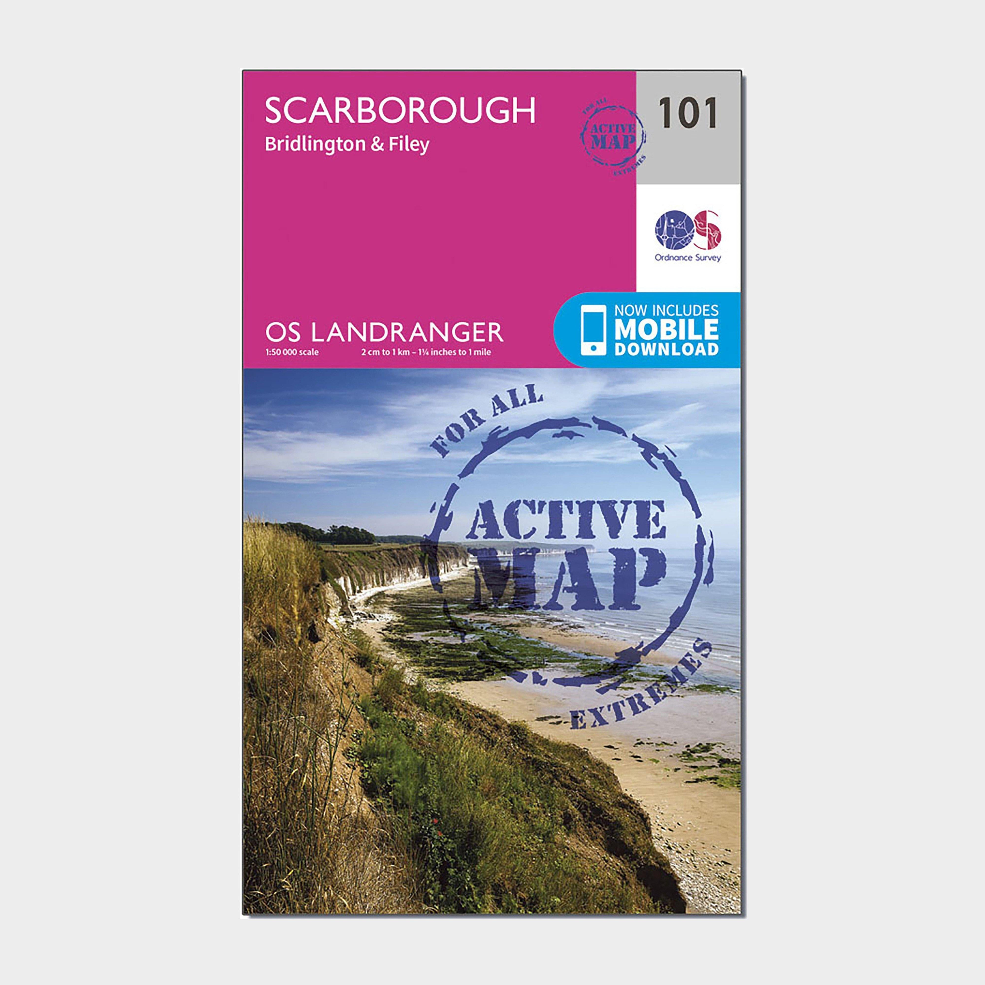 Landranger Active 101 Scarborough, Bridlington & Filey Map With Digital Version