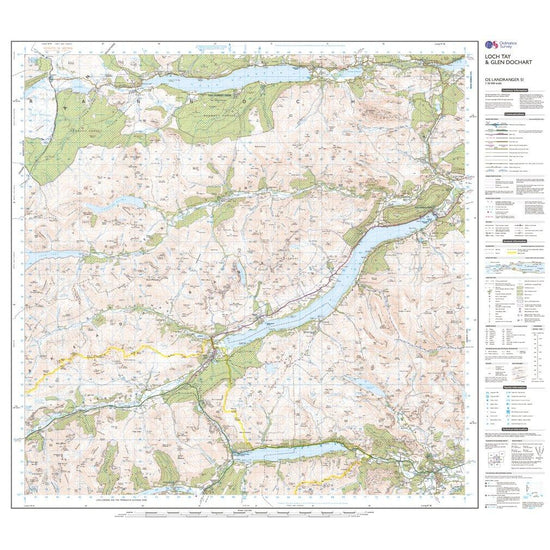 Landranger Active 51 Loch Tay & Glen Dochart Map With Digital Version