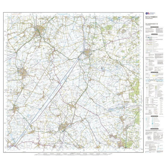 Landranger Active 143 Ely & Wisbech, Downham Market Map With Digital Version