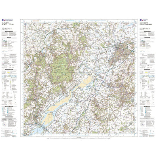 Landranger Active 162 Gloucester & Forest of Dean Map With Digital Version