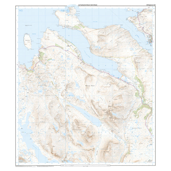 Explorer 435 An Teallach & Slioch Map With Digital Version