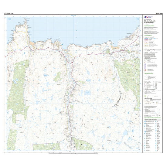 Explorer 449 Strath Halladale & Strathy Point Map With Digital Version