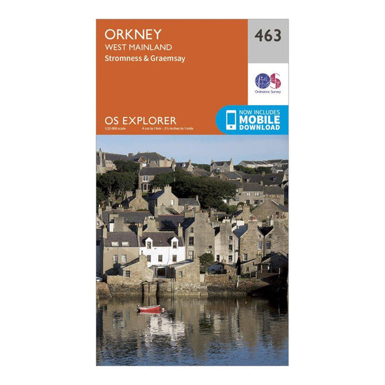 Explorer 463 Orkney – West Mainland Map With Digital Version