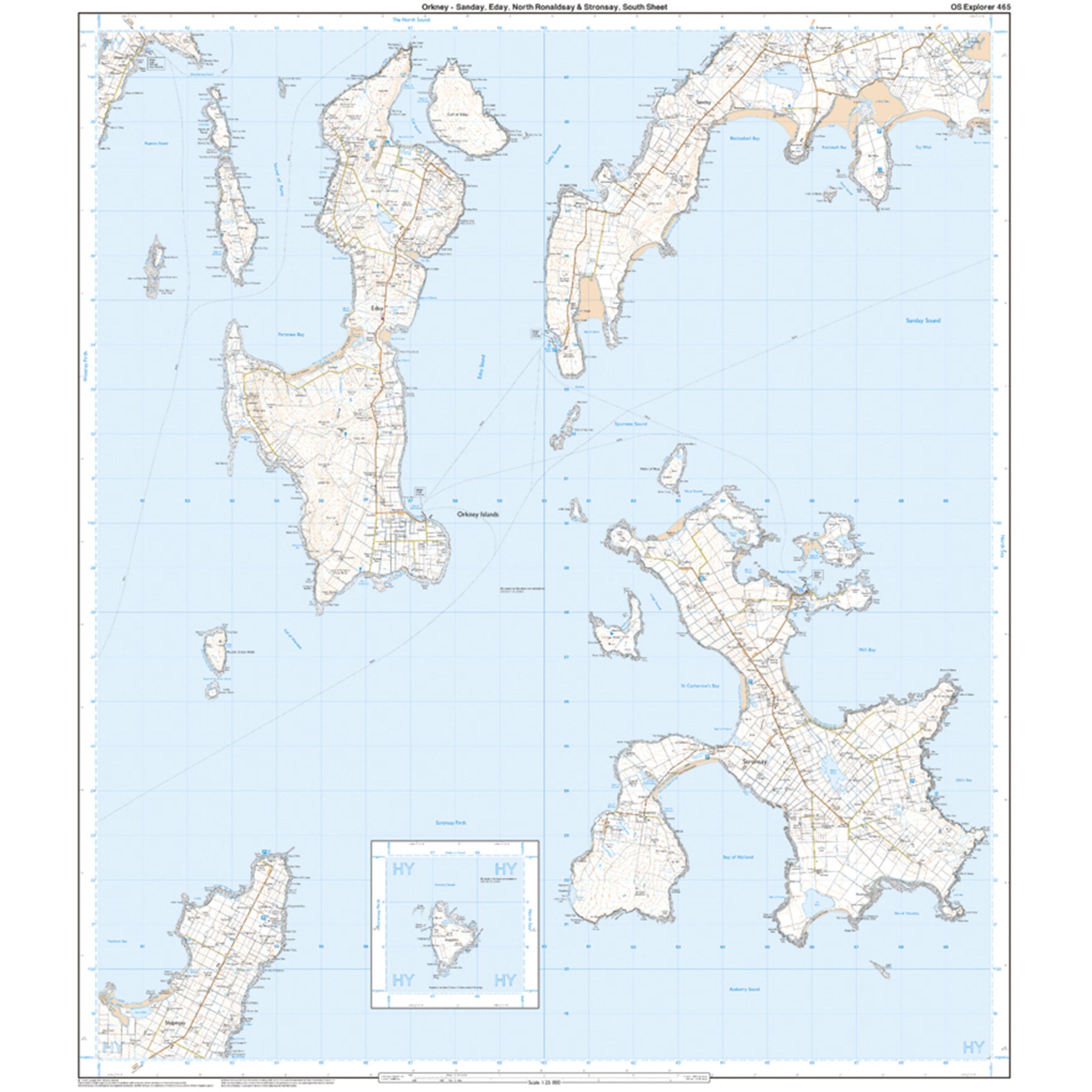 Explorer 465 Orkney Map With Digital Version