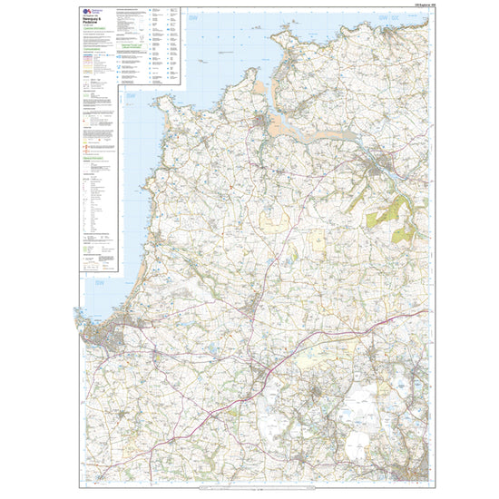 Explorer Active 106 Newquay & Padstow Map With Digital Version