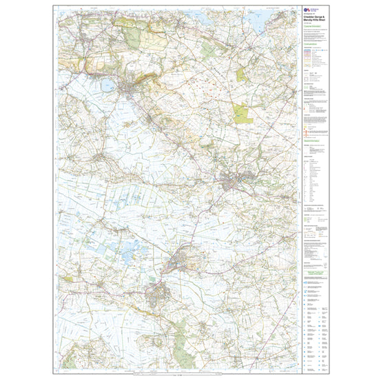 Explorer 141 Cheddar Gorge & Mendip Hills West Map With Digital Version