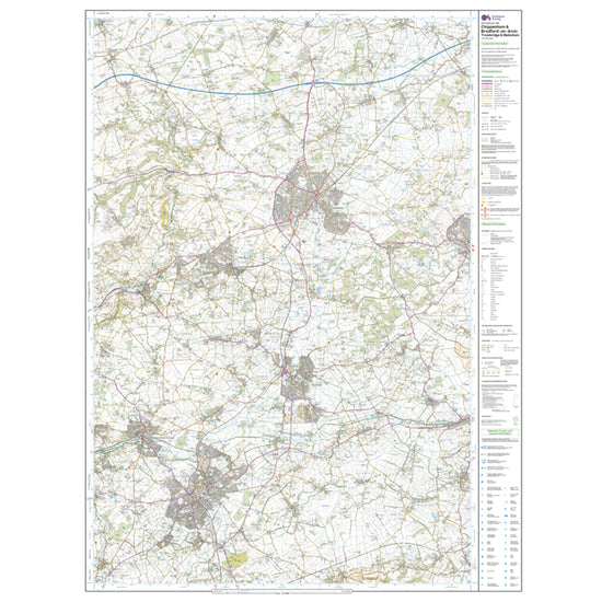 Explorer 156 Chippenham & Bradford-on-Avon Map With Digital Version
