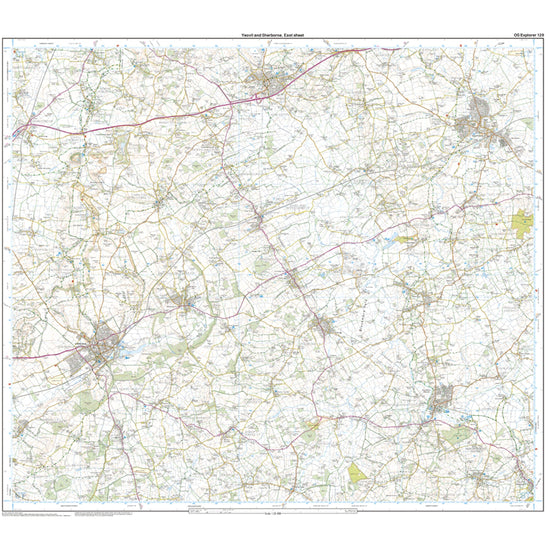 Explorer Active 129 Yeovil & Sherbourne Map With Digital Version