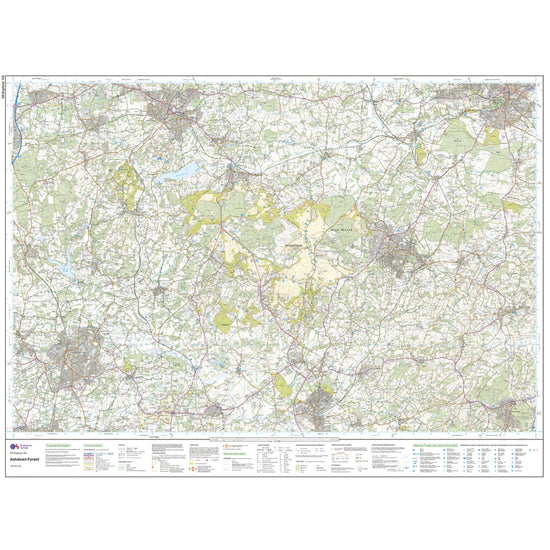 Explorer Active 135 Ashdown Forest Map with Digital Version