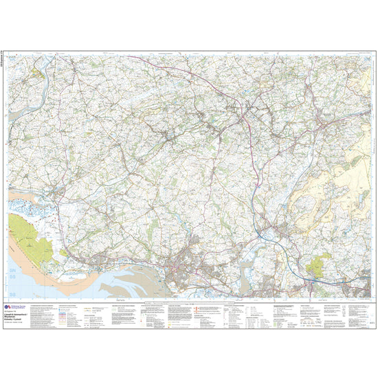 Explorer 178 Llanelli & Ammanford Map With Digital Version