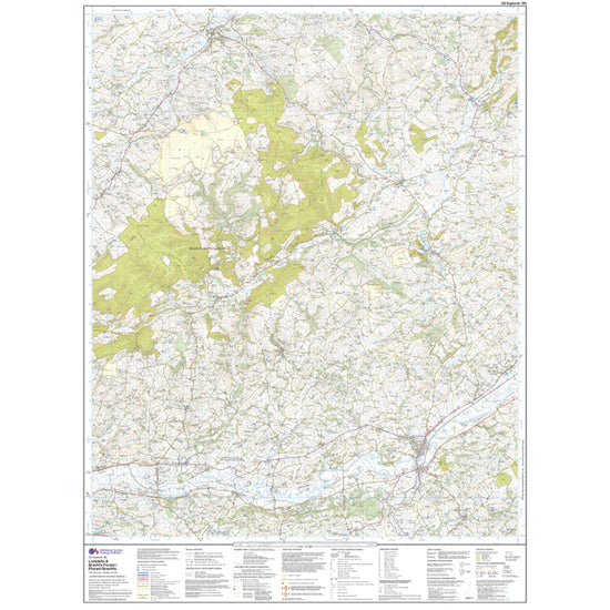Explorer 186 Llandeilo & Brechfa Forest Map With Digital Version