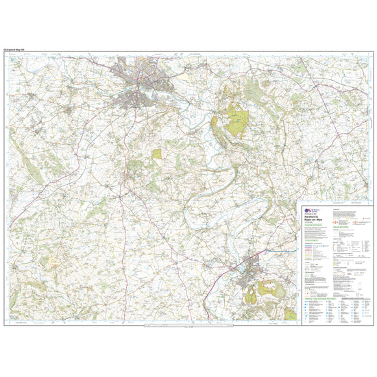 Explorer 189 Hereford & Ross-on-Wye Map With Digital Version