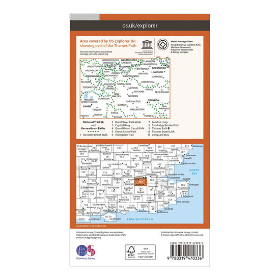 Explorer Active 161 London South Map With Digital Version
