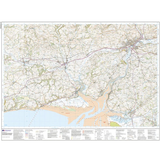 Explorer Active 177 Carmarthen & Kidwelly Map With Digital Version
