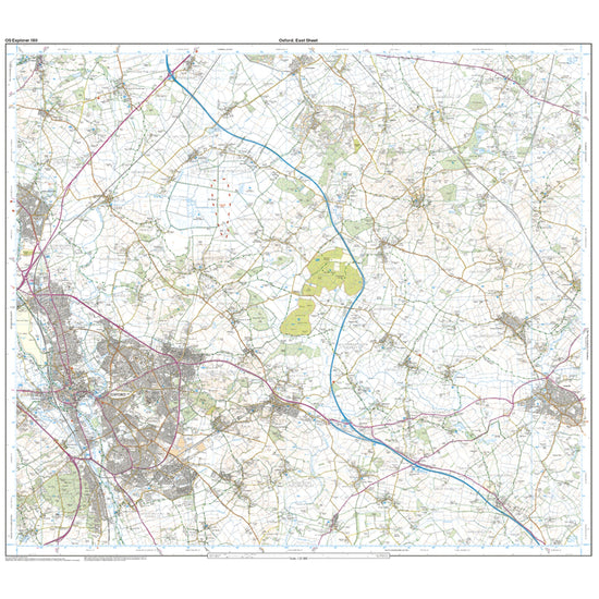 Explorer Active 180 Oxford, Witney & Woodstock Map With Digital Version