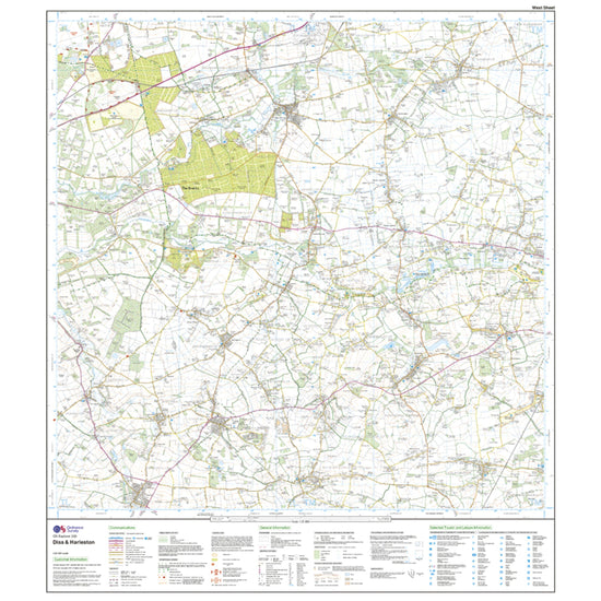 Explorer 230 Diss & Harleston Map With Digital Version