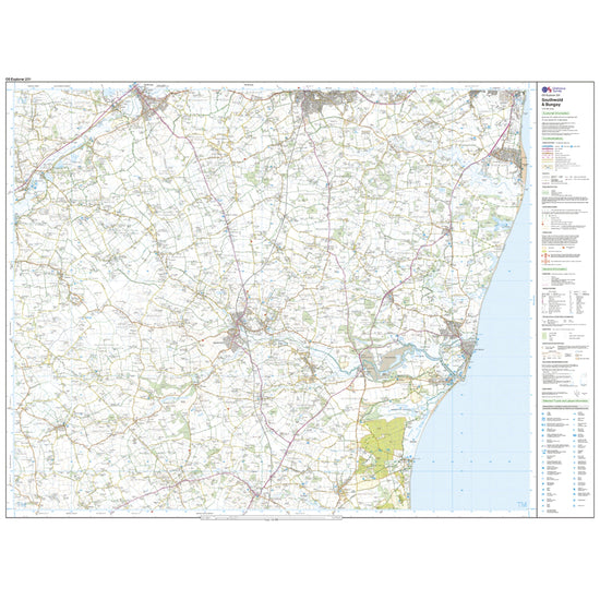 Explorer 231 Southwold & Bungay Map With Digital Version