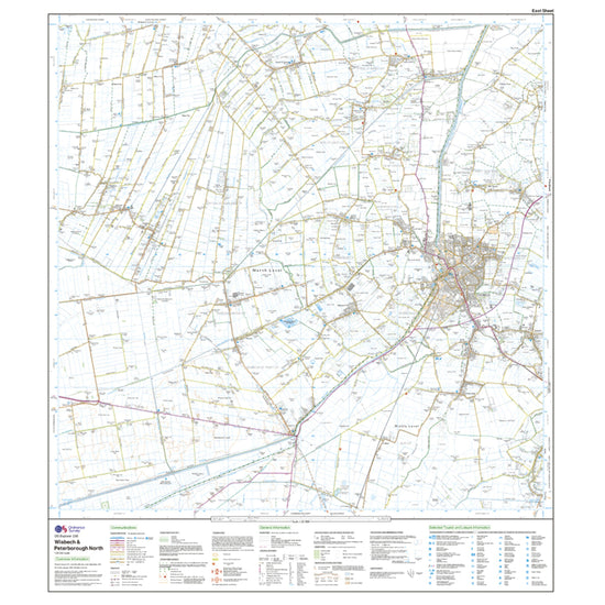 Explorer 235 Wisbech & Peterborough North Map With Digital Version