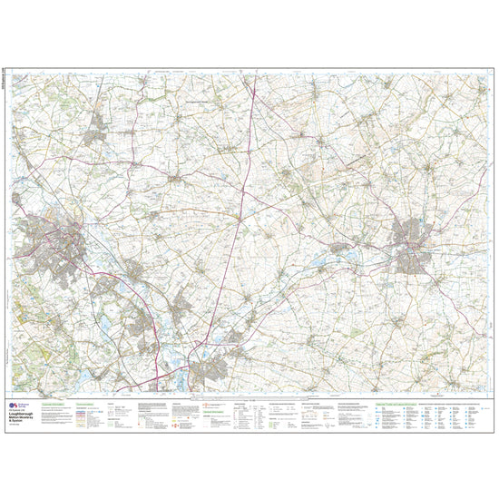 Explorer 246 Loughborough, Melton Mowbray & Syston Map With Digital Version