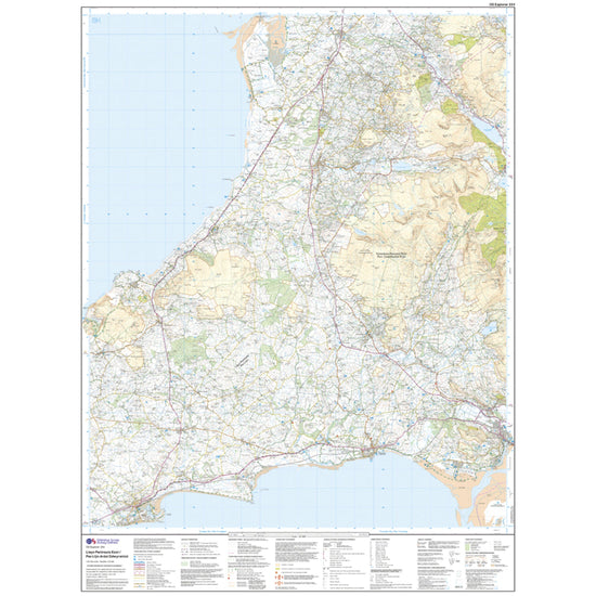 Explorer 254 Lleyn Peninsula East Map With Digital Version