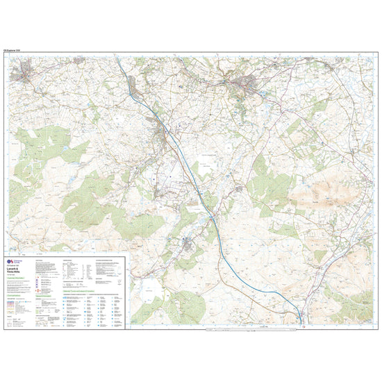 Explorer 335 Lanark & Tinto Hills Map With Digital Version