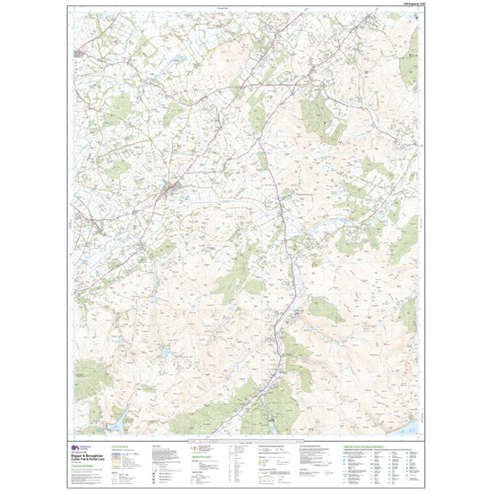 Explorer 336 Biggar & Broughton Map With Digital Version
