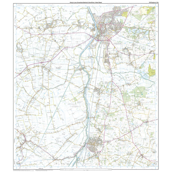 Explorer Active 236 King’s Lynn, Downham Market & Swaffham Map With Digital Version