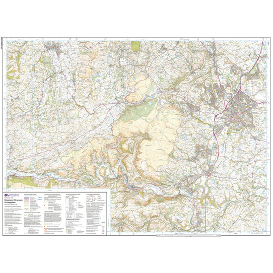 Explorer Active 256 Wrexham & Llangollen Map With Digital Version