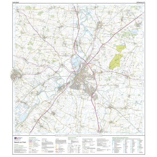 Explorer Active 271 Newark-on-Trent Map With Digital Version