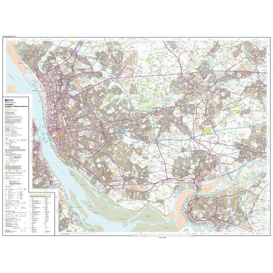 Explorer Active 275 Liverpool, St Helens, Widnes & Runcorn Map With Digital Version