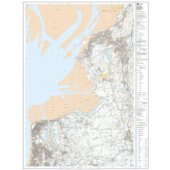 Explorer Active 296 Lancaster, Morecambe & Fleetwood Map With Digital Version