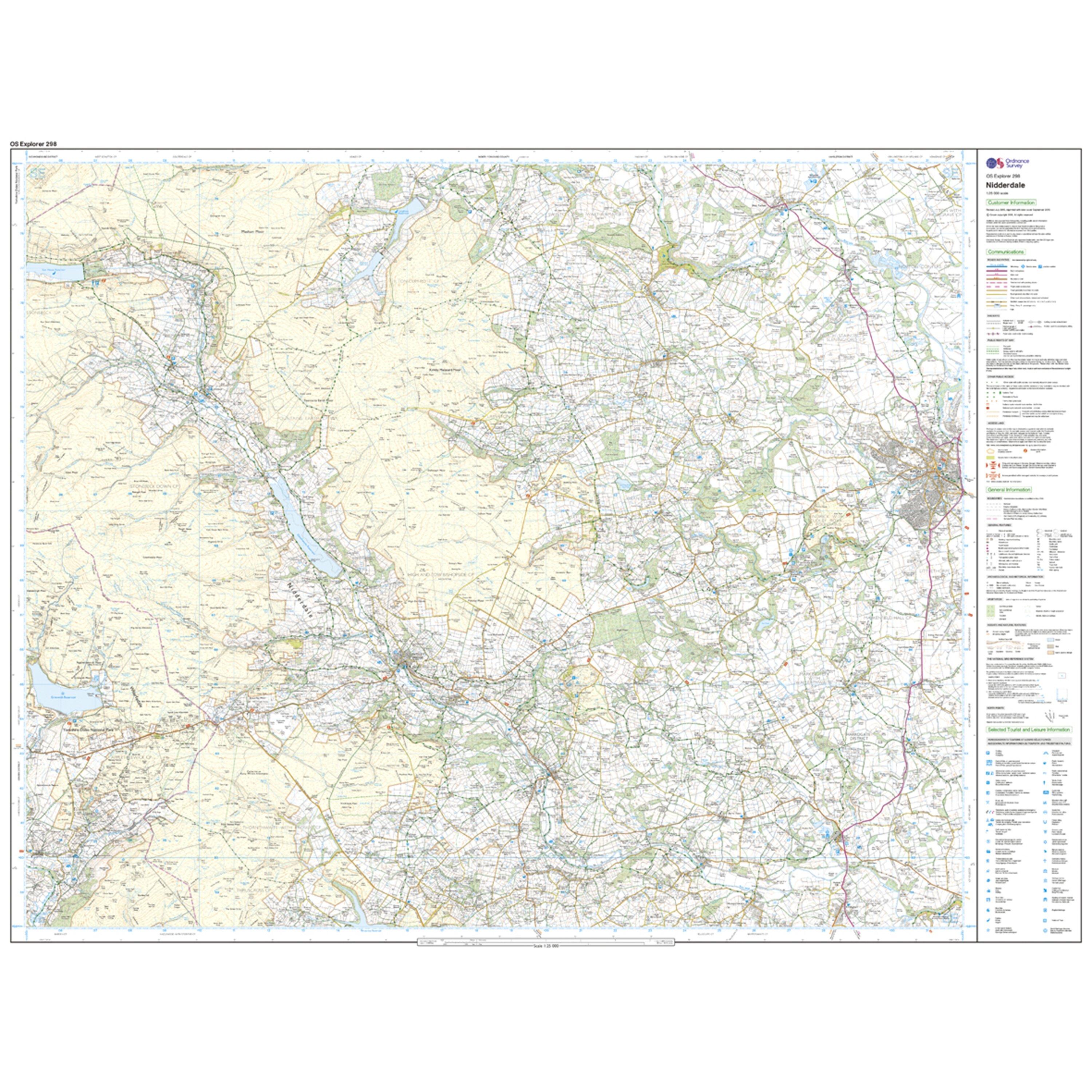Explorer Active 298 Nidderdale Map With Digital Version