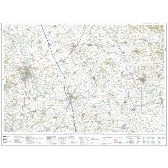 Explorer Active 299 Ripon & Boroughbridge Map With Digital Version
