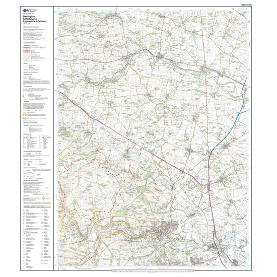 Explorer Active 304 Darlington & Richmond Map With Digital Version