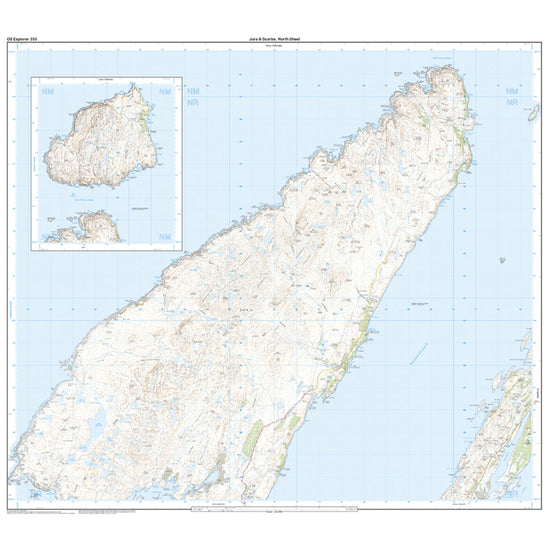 Explorer 355 Jura & Scarba Map With Digital Version