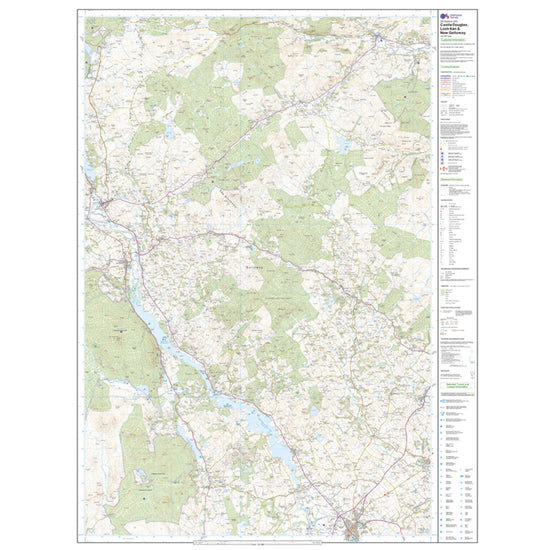 Explorer Active 320 Castle Douglas, Loch Ken & New Galloway Map With Digital Version
