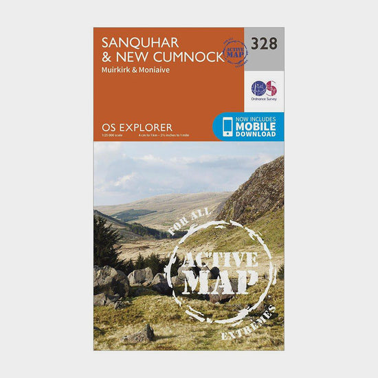 Explorer Active 328 Sanquhar & New Cumnock Map With Digital Version