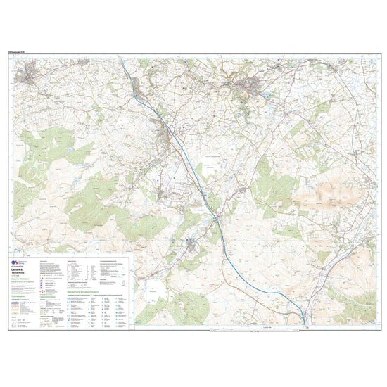 Explorer Active 335 Lanark & Tinto Hills Map With Digital Version